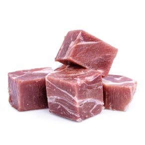 Goat steak cubes
